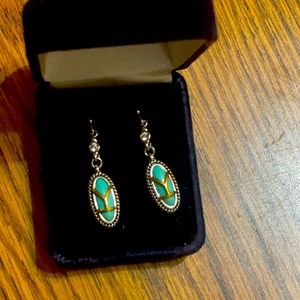 Montana Silversmith Yellowstone Turquoise Earrings.